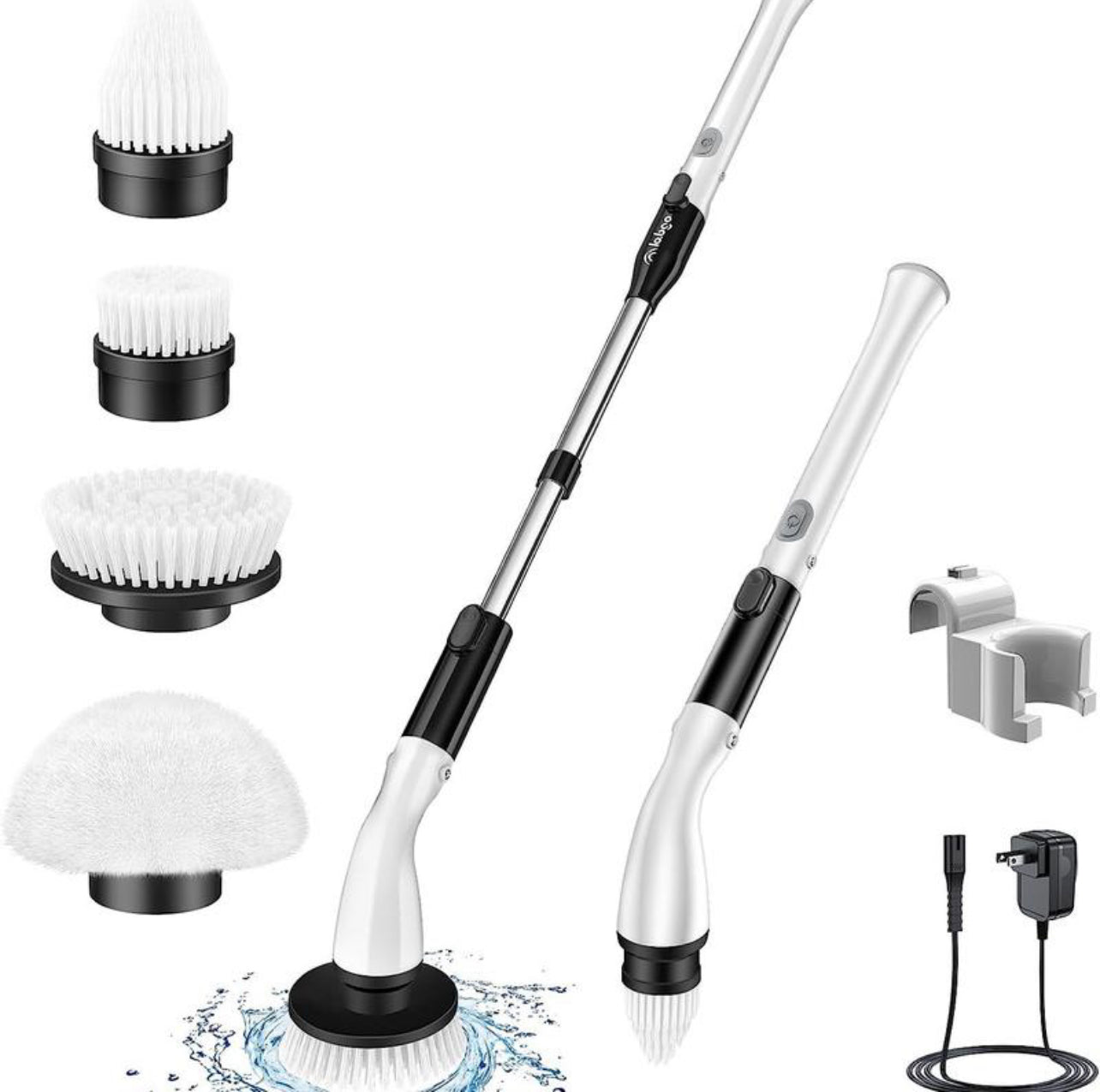 Electric Spin Scrubber Pro, with 4 Replaceable Brush Heads and Adjusta – TT  SHOP